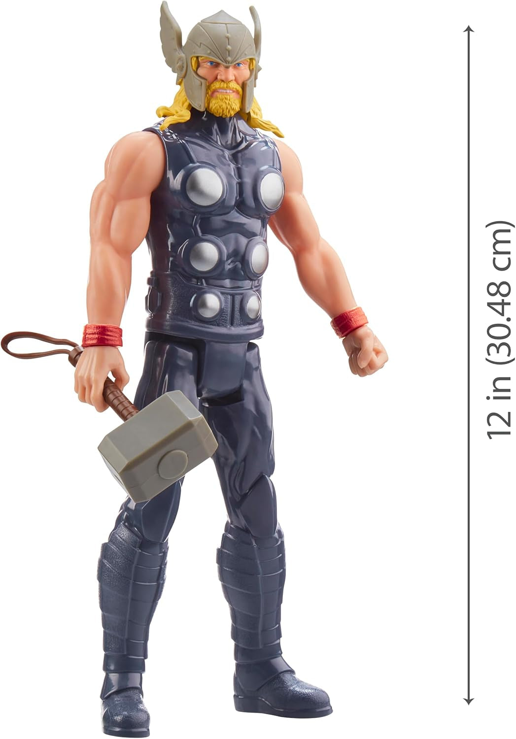 Marvel Avengers Titan Hero Series Blast Gear Thor Figura de acción Juguete grande de 30 cm para niños de 4 años en adelante Figuras de acción Naty Shop