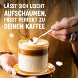 Alpro Barista Haferdrink – Zum Aufschäumen – Vegan und milchfrei – Von Natur aus laktosefrei – Reich an Ballaststoffen, Calcium und Vitaminen – 8 x 1 L – Haltbar