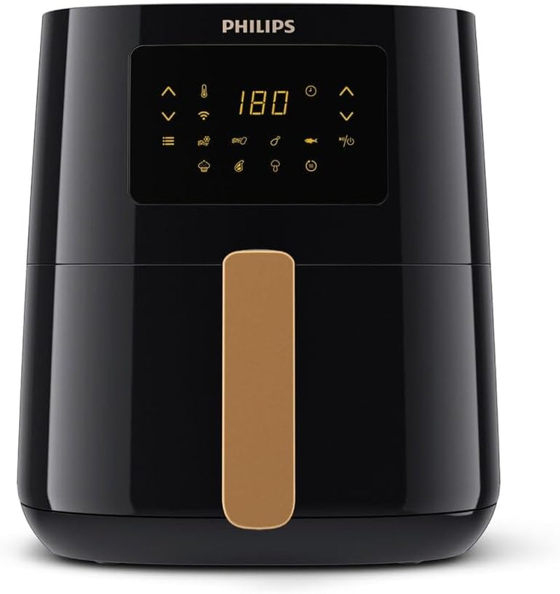 Philips 3000Er Airfryer XL - Tecnología Rapid Air, freír con hasta un 90% menos de grasa, capacidad 1,2 kg, 6,2 litros, pantalla táctil Electrodomésticos Naty Shop Schwarz Conexión inalámbrica 4,1 L