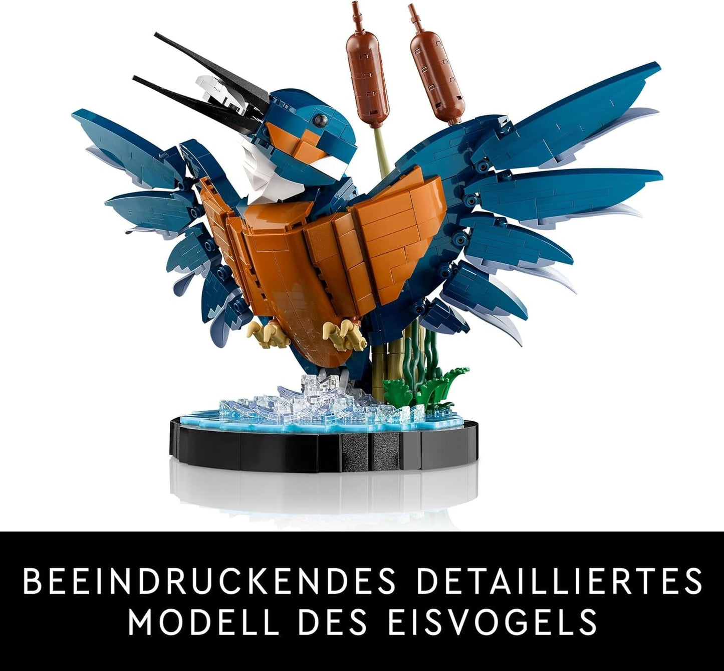 LEGO Icons Set de Construcción Modelo Martín Pescador para Adultos, Figura de Pájaro para Salón u Oficina, Decoración para el Hogar y la Oficina, Regalo para Amantes de las Aves y Ornitólogos, Mujeres y Hombres 10331 Juegos de Construcción Besuche den LEGO-Store
