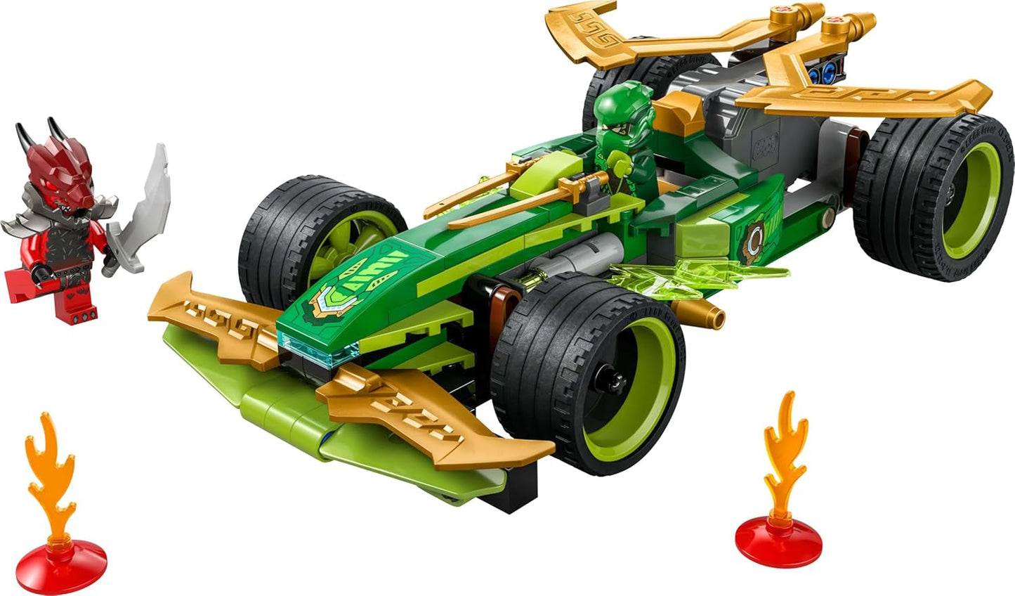 LEGO NINJAGO Lloyd's Action Speedster - Coche de construcción de juguete con 2 minifiguras para juegos de rol, coche de juguete de construcción para niños - Regalo para niños y niñas a partir de 7 años 71828 Juegos de construcción Besuche den LEGO-Store