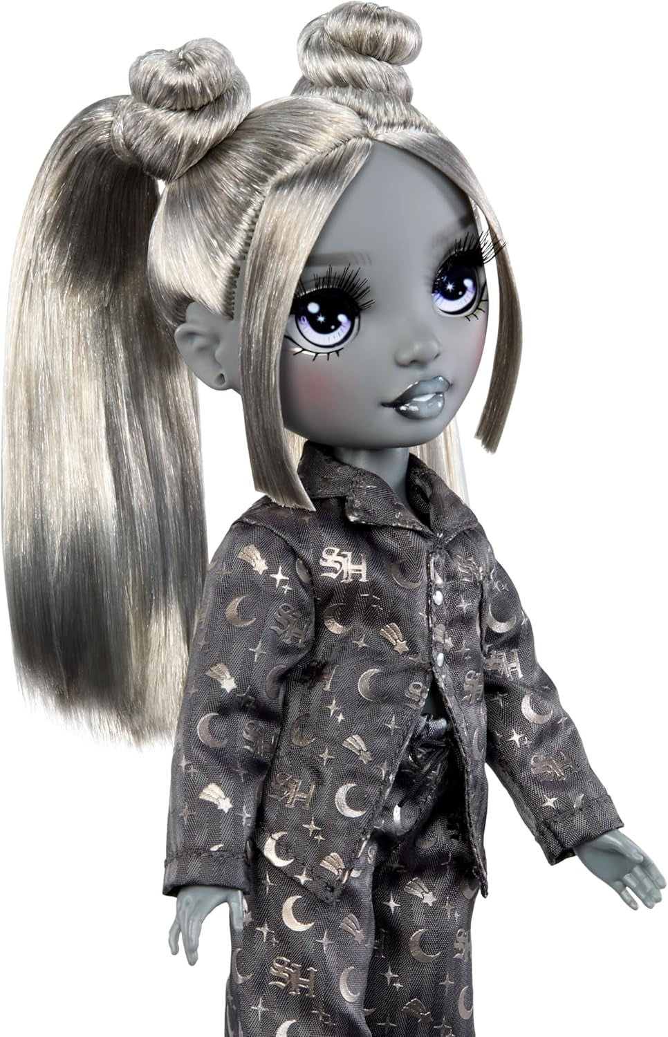 Rainbow High Shadow High Girl's Night - Luna Madison - 28 cm Modepuppe in Grautönen, Graues Haar & Outfit mit Accessoires und Kamm - Für Sammler und Kinder ab 6 Jahren