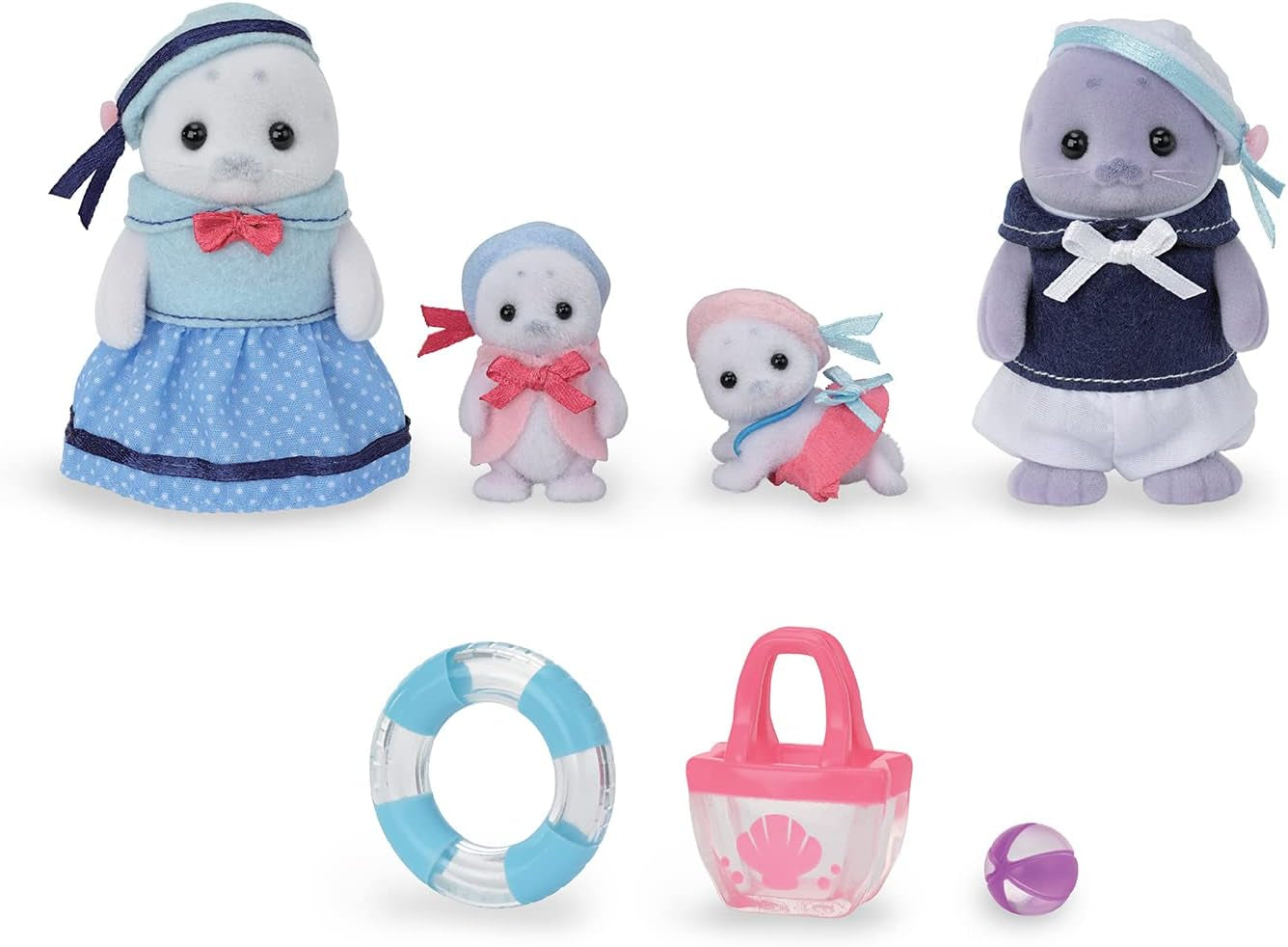 Sylvanian Families - Figura de animal de la familia Seal 5759, juguete detallado para edades de 3 años en adelante
