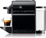 Cafetera espresso de cápsulas Nespresso De'Longhi EN 80.B Inissia, bomba de alta presión y función de ahorro de energía, apagado automático a los 9 minutos, volumen de taza para espresso y longo, depósito de agua de 0,7 l, negra