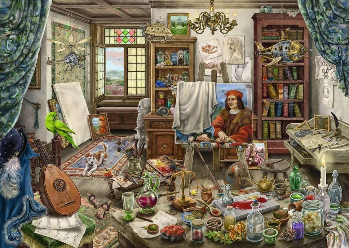 Ravensburger EXIT Puzzle 16782 Artist's Studio Puzzle de 759 piezas Naty Shop