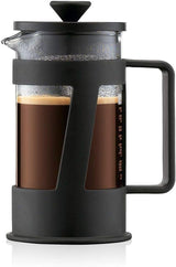 Cafetera Bodum CREMA (sistema French Press, filtro permanente de acero inoxidable, tapa de seguridad, 0,5 litros) negra