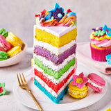 Colorante alimentario Funcakes Gel Denim Blue: Colorante alimentario altamente concentrado para masa, nata, fondant, mazapán, bollería, fácil dosificación, gotas individuales para crear colores vibrantes, Halal, 30g