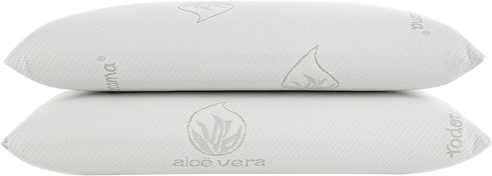 Todocama - Almohada viscoelástica, aloe vera, 2 piezas, 70 cm, blanca Naty Shop almohadas estándar
