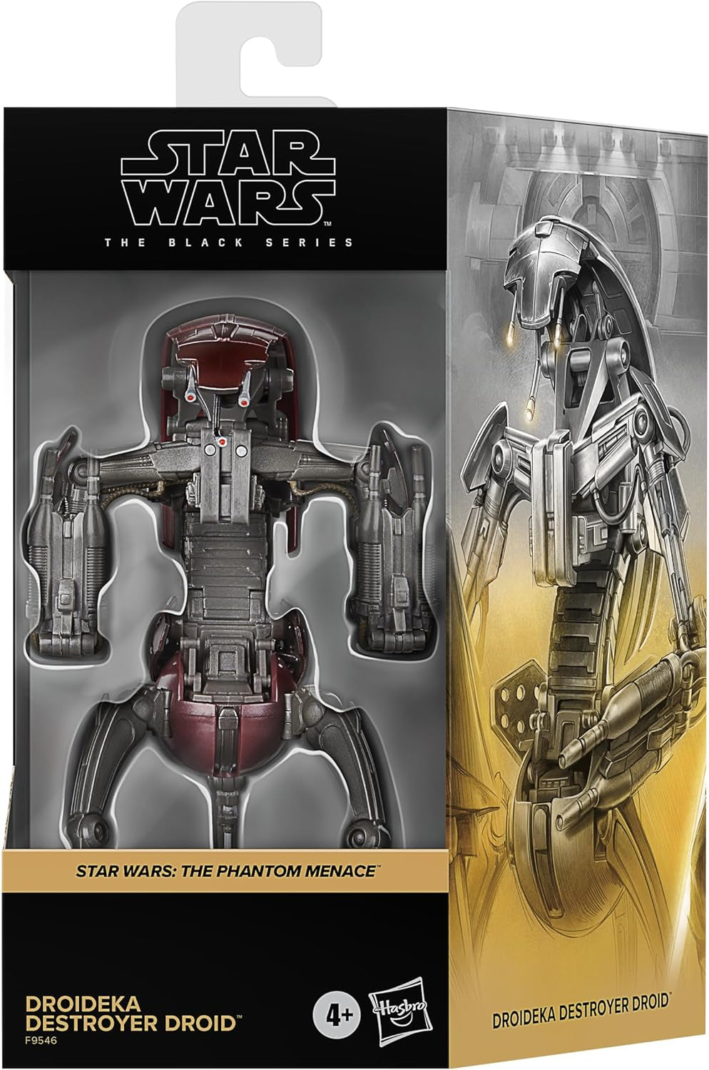 Star Wars Black Series Droideka Destroyer Droid Figura de acción Star Wars: La amenaza fantasma Figuras de acción de 15 cm Naty Shop Título predeterminado