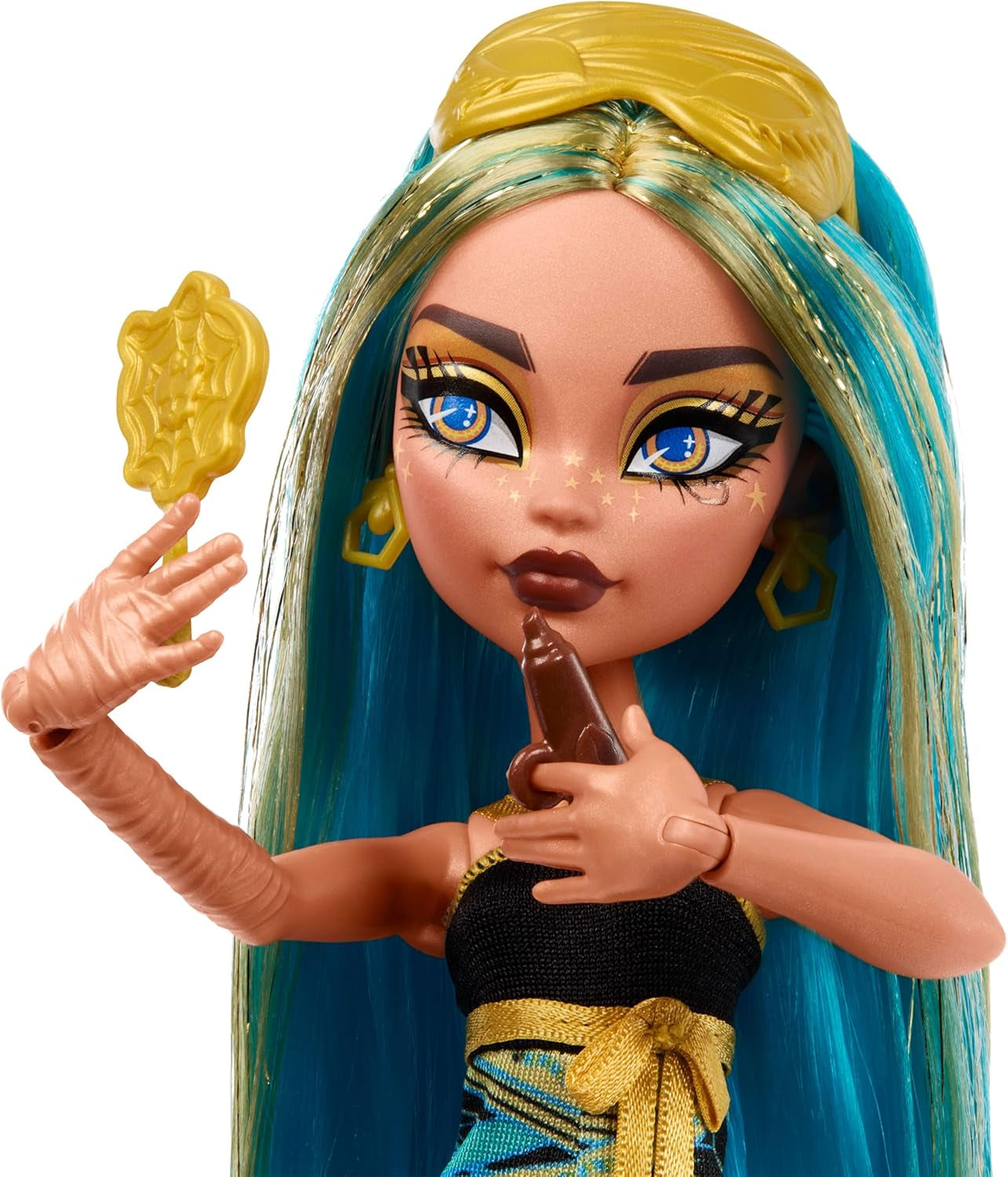 Muñecas y accesorios Monster High Buried Secrets, acogedor tema Creepover con una muñeca misteriosa y 5 sorpresas de unboxing (las cifras pueden variar), HYV64