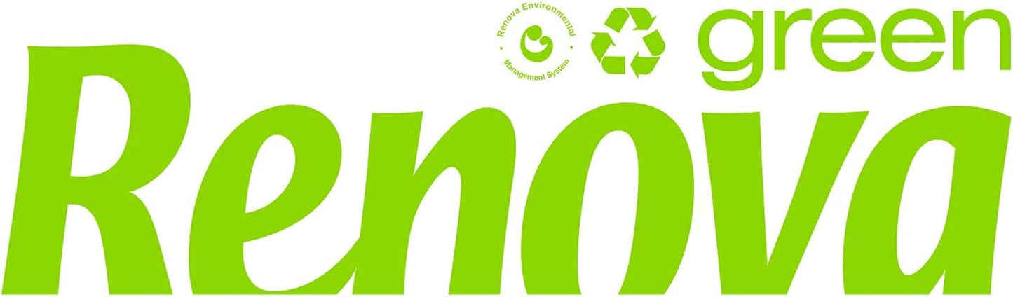 Renova - Pañuelos Renovagreen, 200 Pañuelos, Papel Reciclado, Etiqueta Ecológica Europea, Tamaño Estándar