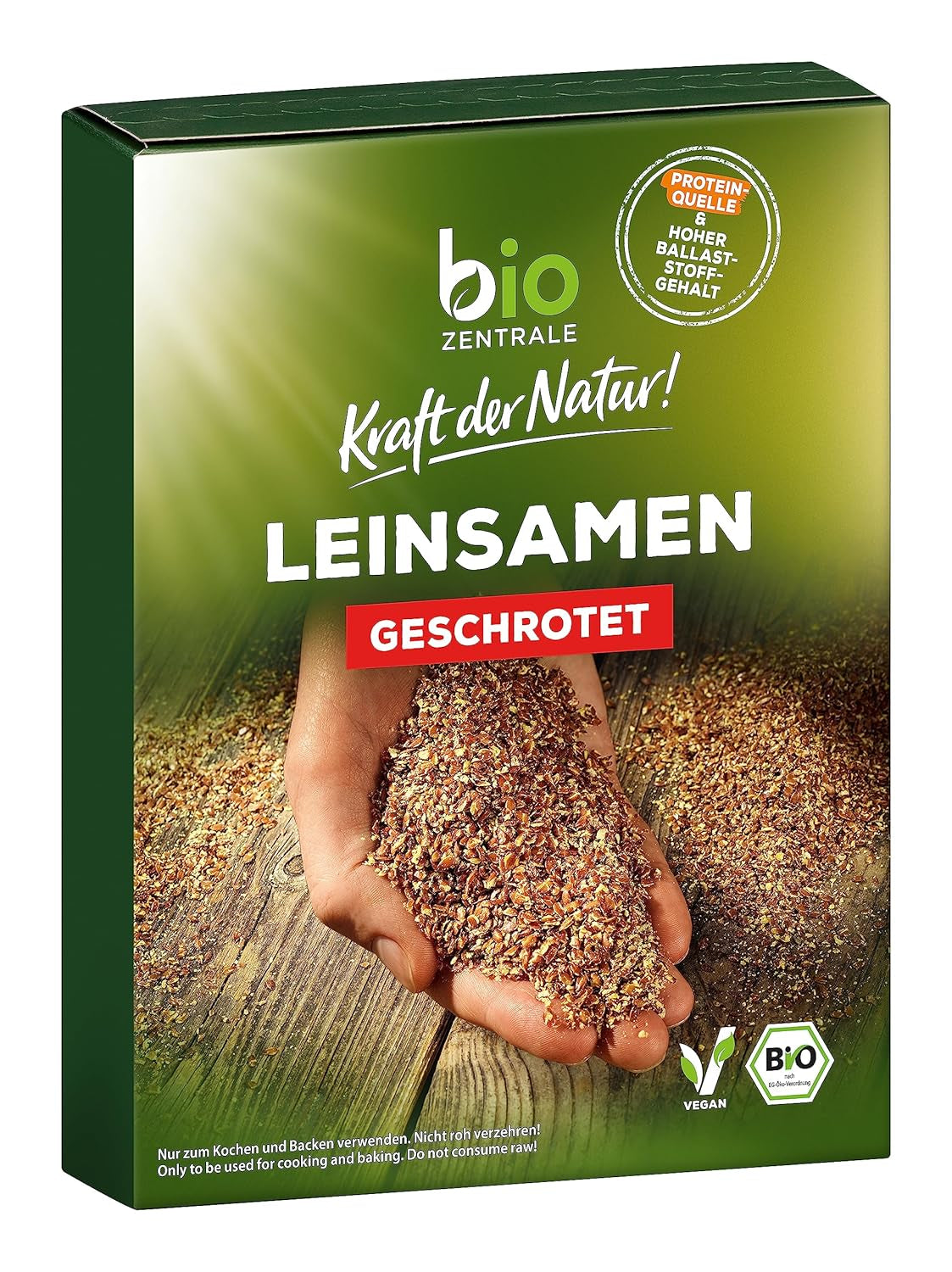 Semillas de lino enteras Biocentral | 7 x 400g de semillas de lino orgánicas | Ideal para yogur, muesli y pan | Alternativa al psyllium, las semillas de cáñamo y las semillas de chía