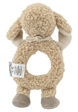 Flocke Sheep Sterntaler Catch Toy - juguete de actividad motora para sonajero, tocar y jugar - peluche para bebés y niños con el cascabel como fiel amigo - juguete para bebé de tela suave color arena Baby Toys Naty Shop