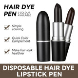Barra de color para el cabello Color de cabello temporal Lápiz labial Tinte para el cabello, Lápiz labial temporal Tinte para el cabello Color blanco Cubierta para el cabello Barra de maquillaje DIY Tinte para el cabello Negro Marrón Tinte para el cabello Naty Shop