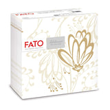 Fato - Servilletas de papel seco, airlaid, efecto textil, paquete de 50 servilletas, 40X40 plegadas en formato 4, Tropicana Decor