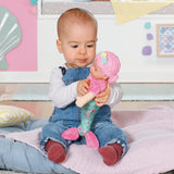 BABY born Sirena para bebé, muñeca blandita lavable, muñeca sirena con cabeza de vinilo suave, 33 cm de altura, 832288 Zapf Creation