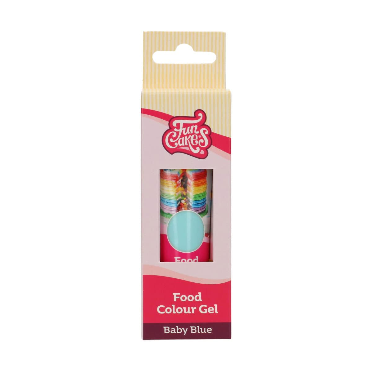 Colorante alimentario Funcakes Gel Azul Bebé: Colorante alimentario altamente concentrado para masas, natas, fondant y mazapanes. Fácil dosificación. Una sola gota para crear colores vibrantes. Halal. 30 gramos.