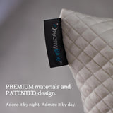 Dreamyblue Almohada para Dormir Premium - Relleno de Espuma viscoelástica Triturada [Loft Ajustable] Funda de Viscosa de bambú Lavable - para costados, Espalda y Barriga Deslizables - Almohadas estándar Naty Shop