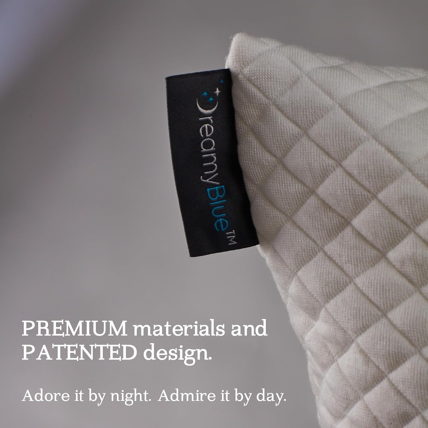 Dreamyblue Almohada para Dormir Premium - Relleno de Espuma viscoelástica Triturada [Loft Ajustable] Funda de Viscosa de bambú Lavable - para costados, Espalda y Barriga Deslizables - Almohadas estándar Naty Shop
