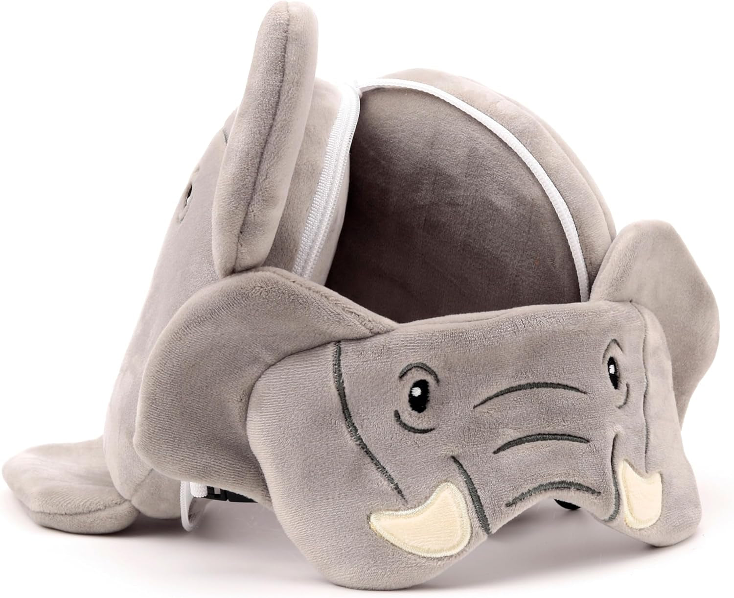 Almohada De Viaje, Redonda, De Felpa, Elefante, Y Antifaz, Unisex, Talla Única, Unisex, Cintura Almohadas De Viaje Únicas Naty Shop