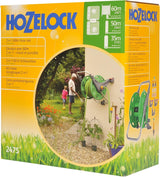 HOZELOCK - Carrete de manguera 2 en 1 (línea de soporte no incluida) 60 m: Independiente o montado en la pared, fácil de transportar pero resistente y duradero. Uso flexible en el jardín [2475R0000]