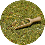 Green Mate Mango Verde y Maracuyá 0,5Kg | Té de yerba mate | El sabor exótico del té Mate El poder de refrescarse | Estimulación natural | Té Mate de Brasil | 500 gramos