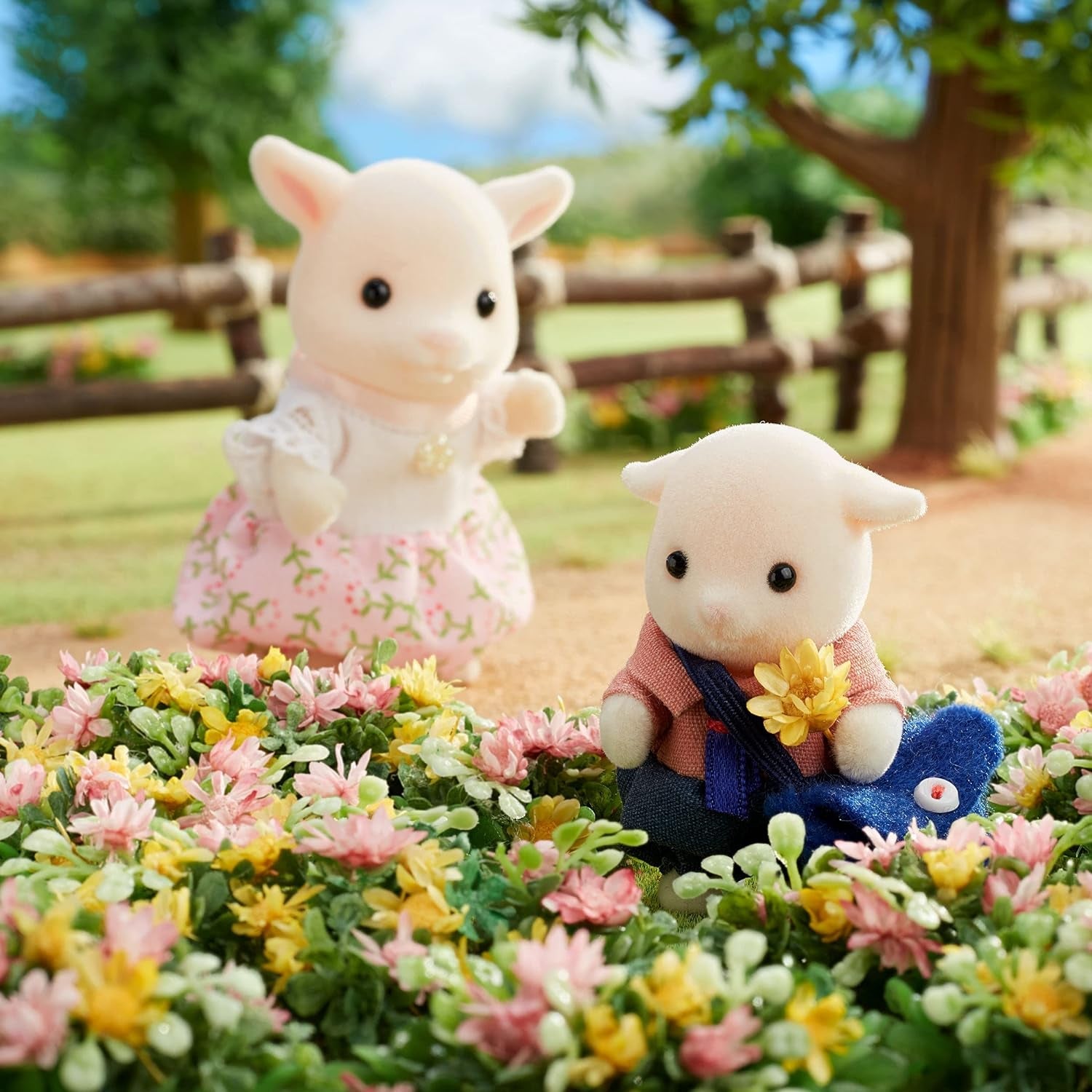 Sylvanian Families 5622 Familia de Cabras - Figuras casa de muñecas