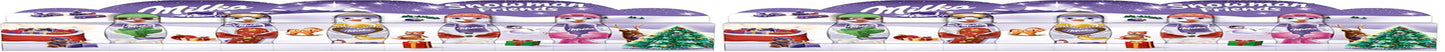 Milka Snowman Friends Alpine Milk - Mini muñecos de nieve de chocolate fino con leche alpina - 5 x 15 g