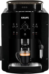 Krups Roma EA81M8 Cafetera espresso 1,7 L, 3 niveles de temperatura, 3 texturas de café molido, Negra