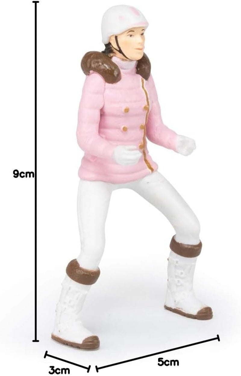 PAPO - Figura Caballo - Rider Fashion Winter, pasión por la equitación, juguete para niños a partir de 3 años. Figuras de acción de Naty Shop.