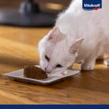 Vitakraft Poésie Mousse, comida húmeda para gatos, espuma aireada, con pollo, sin azúcares ni cereales añadidos (12 x 85g)