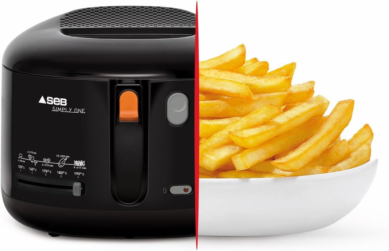 Freidora Eléctrica Tefal Simply One, capacidad XL para patatas fritas hasta 1,2 kg, exclusivo sistema de refrigeración de pared Electrodomésticos Naty Shop