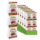 FRECHE FREUNDE Pasas orgánicas, Trockenfrüchte ohne Zucker, ohne Zusatzstoffe, ungeschwefelt, in kleinen Snackboxen, Sultaninen für Kinder, paquete de 20, 20 x (3x14g)