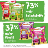 Pumpkin Organics Baby Aros multicereales de zanahoria y mango (paquete de 8) Snacks para bebés sin aditivos a partir de 12 meses - Sin alérgenos² y sin gluten³ Snacks crujientes para bebés (8 x 20 g)