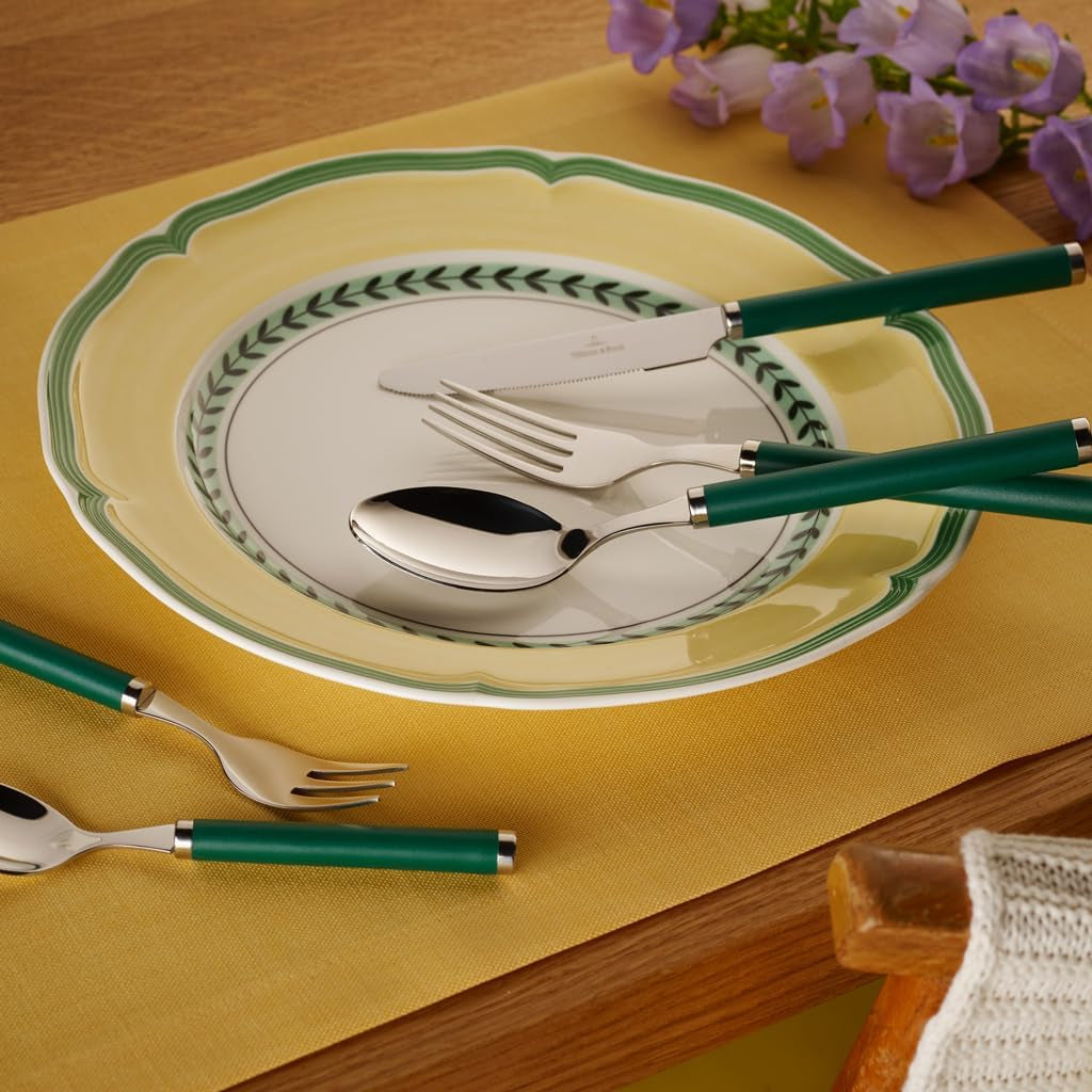 Villeroy & Boch - Juego de cubiertos Play! Jardín Verde, 30 piezas Cocina Naty Shop