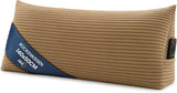 Almohada de plumas, cojín de respaldo, almohada de terciopelo, ancho 70 cm - almohada de lectura para cama, sofá y sofá, almohada de sofá grande, almohada de pared, almohada de sofá, almohada de lectura, almohada de respaldo, gris claro