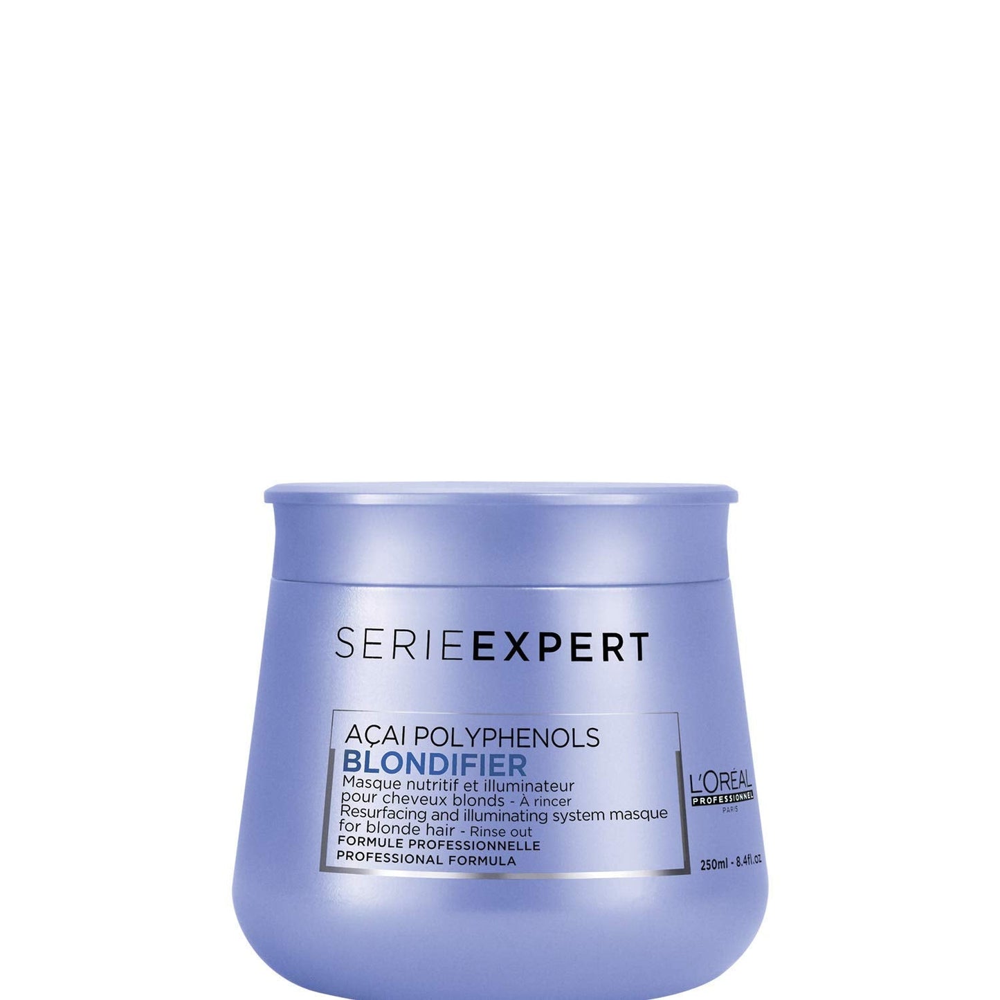 L'Oréal Professional | Mascarilla nutritiva para cabello rubio y decolorado, extracto de fruta de Açai, Serie Expert, mascarilla rubia Mascarilla capilar Naty Shop Blondifier Mask Old