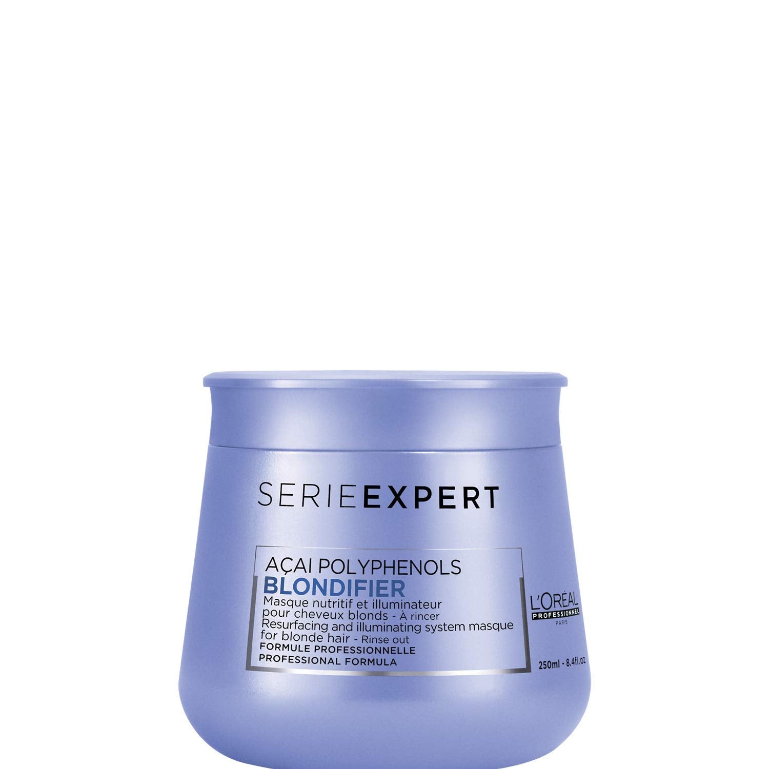 L'Oréal Professional | Mascarilla nutritiva para cabello rubio y decolorado, extracto de fruta de Açai, Serie Expert, mascarilla rubia Mascarilla capilar Naty Shop Blondifier Mask Old