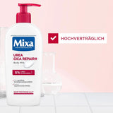 Mixa Urea Cica Loción Corporal XXL, Con urea y pantenol regenerador, Leche corporal calmante y protectora, Para pieles secas, 400 ml Ducha y baño Naty Shop