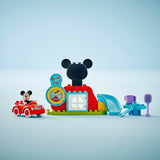 LEGO DUPLO - Disney Mickey's Clubhouse y coche - juguete educativo para niños en edad preescolar - set de construcción con 2 minifiguras, incluidos Mickey Mouse y Computer Toodles - idea de regalo para niños y niñas a partir de 2 años 10454 Juegos de construcción Beuche den LEGO-Store