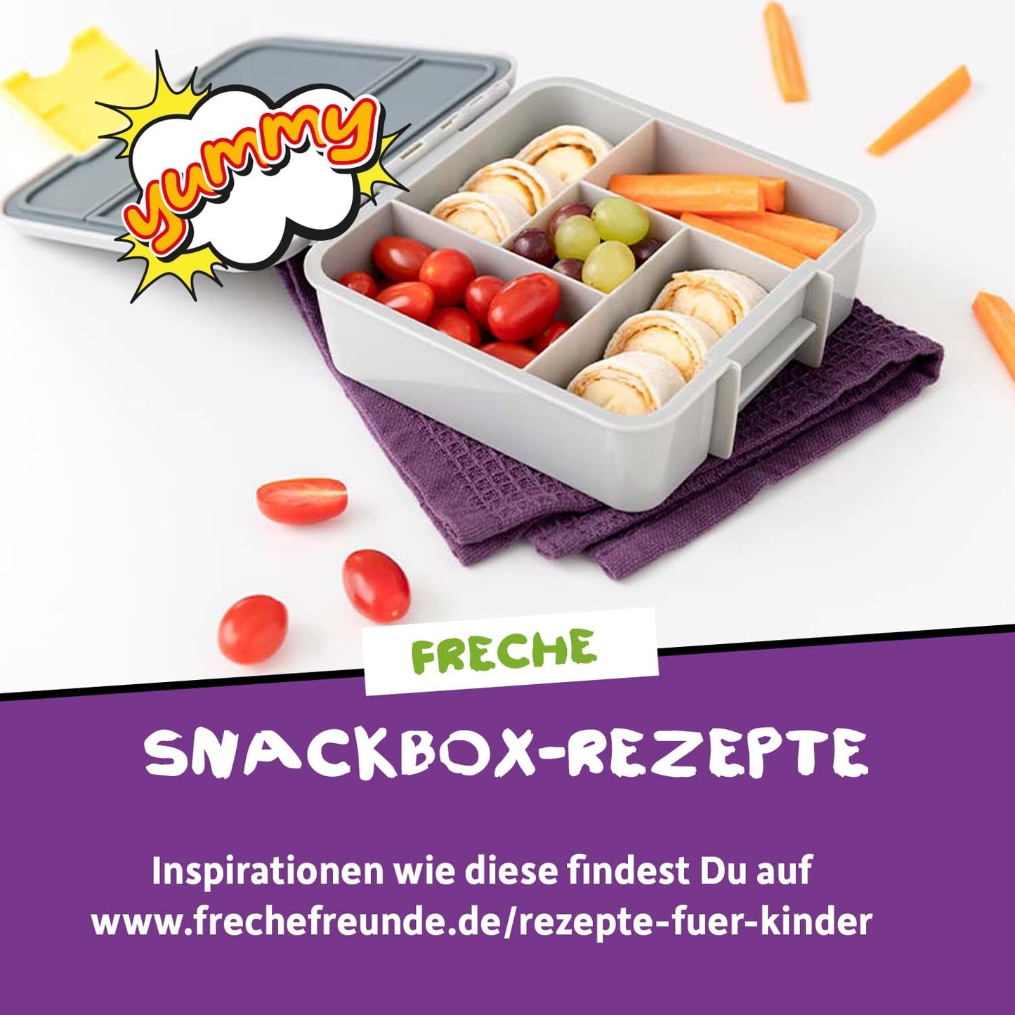 FRECHE FREUNDE KIDS, Bobs & DIKKAs Muesli crujiente de plátano y cacao, Muesli crujiente de chocolate para niños, bajo en azúcar, sin aditivos, 100% vegano, 6 piezas (6 x 280 g)