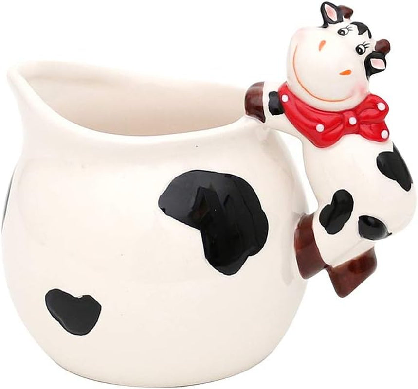 Caja de almacenamiento de cerámica de vaca Dekohelden24, aprox. 12 x 11 x 20,5 cm, 20 Cajas para guardar alimentos Naty Shop Jarra