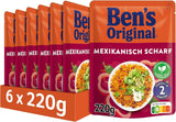 BEN'S ORIGINAL™ arroz mexicano express 6 x 220g