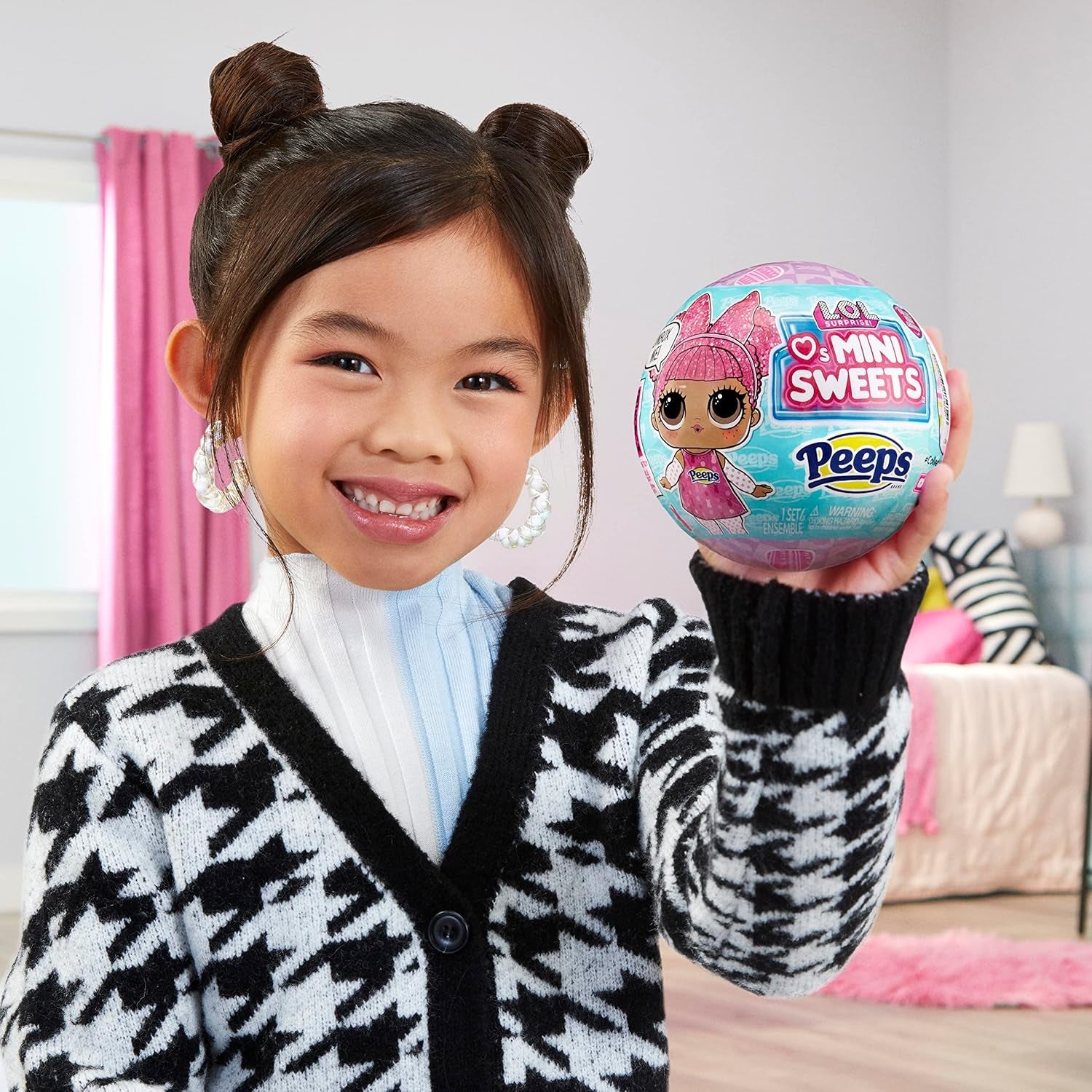 JAJAJA. ¡Sorpresa! Loves Mini Sweets Peeps - Cute Bunny - Limitierte Auflage mit Frühlingsthema - Sammlerpuppe mit 7 Überraschungen - Für Mädchen, Jungen und Sammler ab 4 Jahren