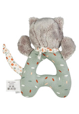 Lilly Cat Sterntaler Catch Toy - Juguete de Actividad Motora para Sonajero, Tocar y Jugar - Peluche para Bebés y Niños con Sonajero como Amigo Leal - Juguete para Bebé de Tela Suave Gris Bebe Naty Shop Toys