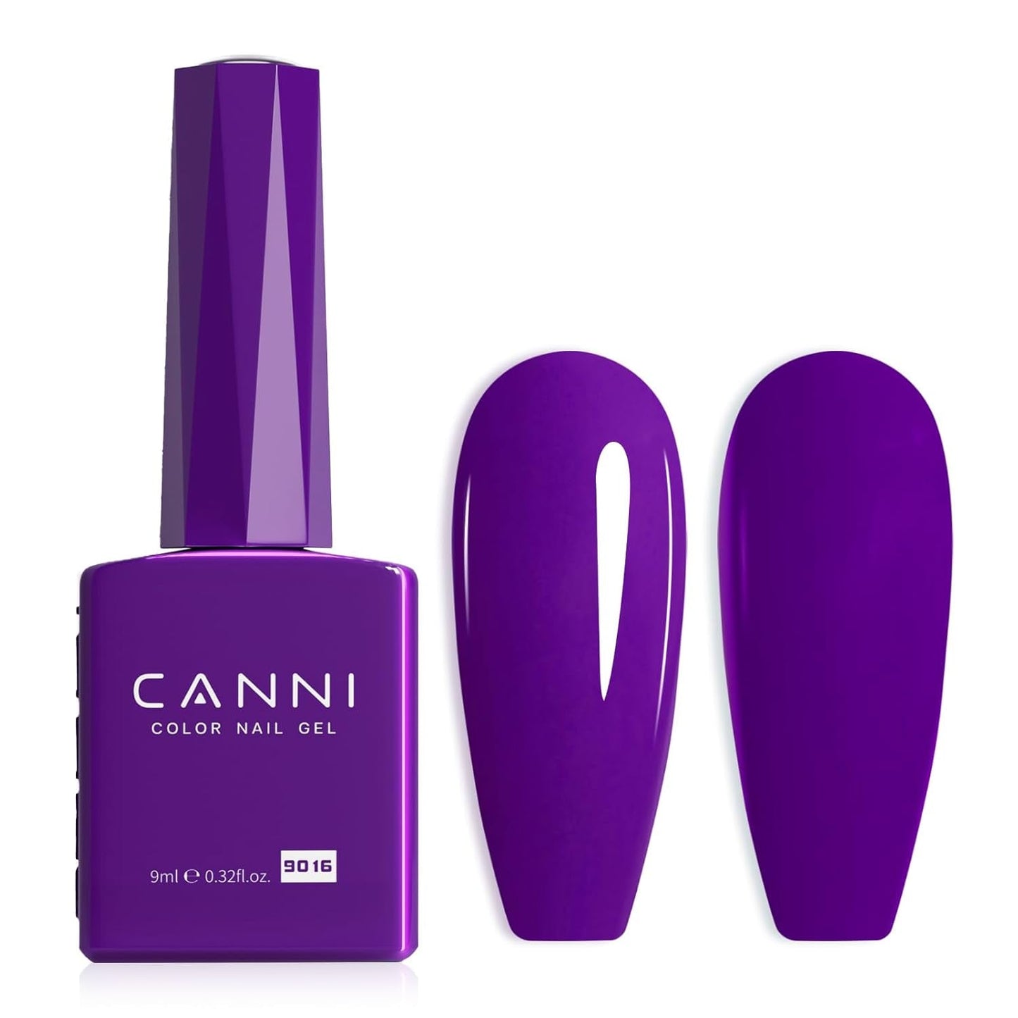 CANNI esmalte de uñas en gel, semipermanente, morado oscuro, esmalte de uñas, gel UV, remojo, manicura