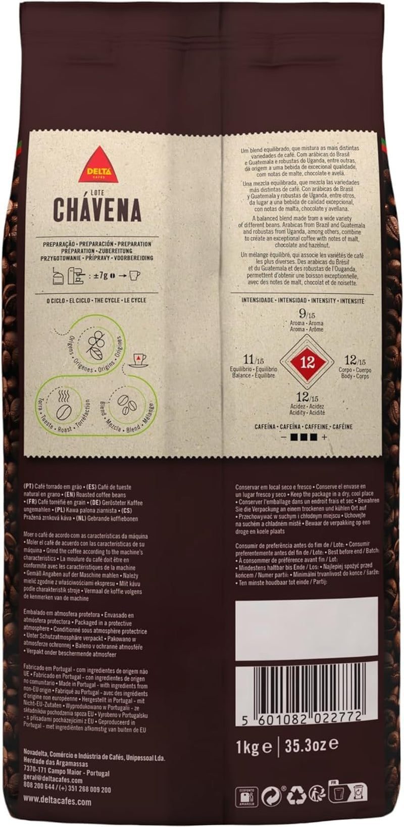 Café Delta Original, en grano entero, 1 kg