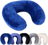 Almohada de cuello Rocco eK, 4 colores disponibles, almohada de viaje, almohada de soporte para el cuello, almohada ortopédica de soporte para el cuello, espuma viscoelástica