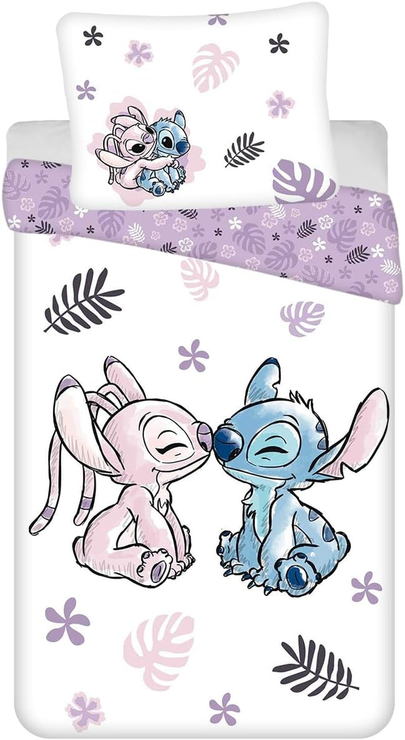 Ropa de cama reversible Disney Stitch Ropa de cama 100% algodón - Kids Naty Shop Título predeterminado