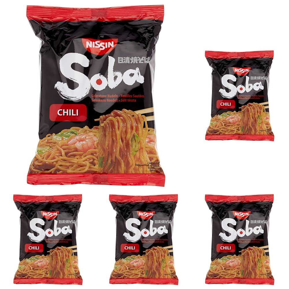 Fideos Fritos de Trigo Nissin con Sabor a Chile, 111g
